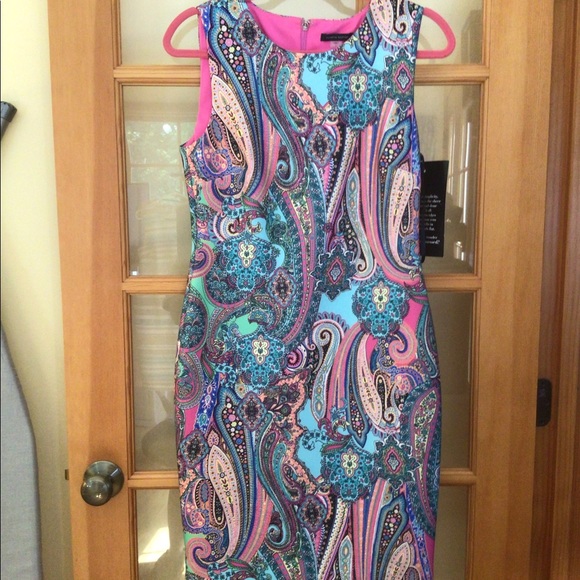 Tommy Hilfiger Paisley Dress Size 8 NYT - Picture 1 of 6